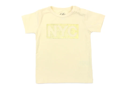 Petit by Sofie Schnoor t-shirt NYC light yellow